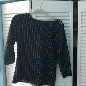 J crew nautical blouse